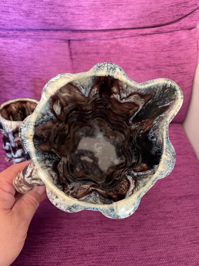 Jarra grande y 6 tazas cerámica