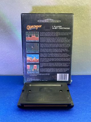 GIOCO MEGA DRIVE QUACKSHOT CON PAPERINO