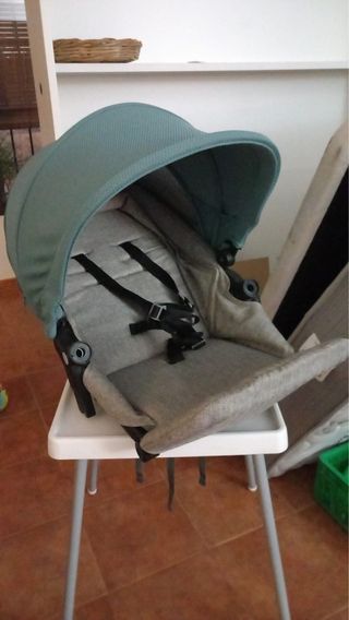 Silla de paseo Jane color azul y gris