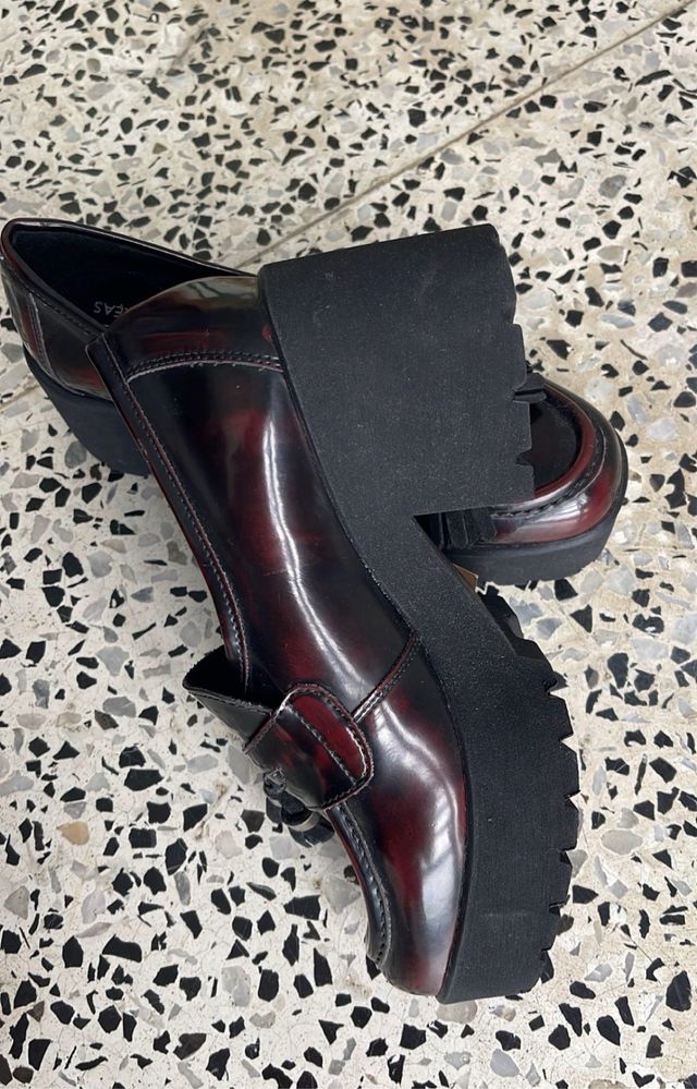 Mocasines Plataforma Brownie Talla 38