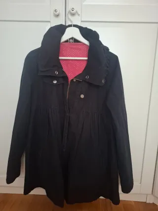 Gabardina-chubasquero ROXY negro Talla M