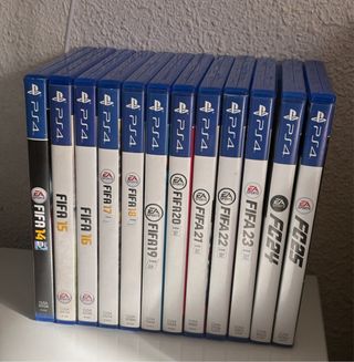 lote 12 juegos de FIFA PS4  
5️⃣0️⃣€