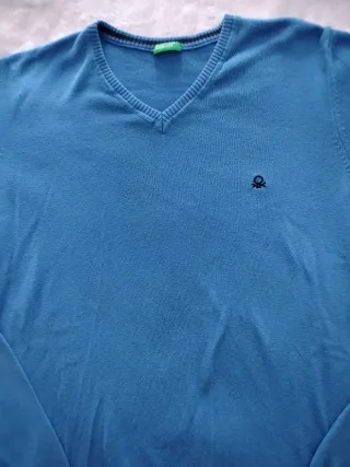 Jersey Benetton niño/hombre azul