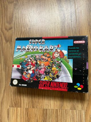 Super Mario Kart SNES PAL Version