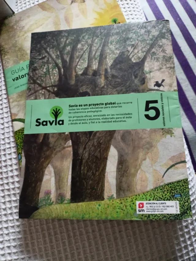 Regalo libro de Valores sociales y cívicos. 5 Prim