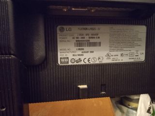 Monitor LG Flatron Plata/Negro