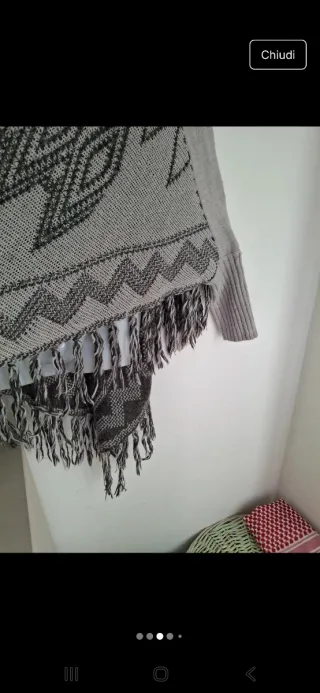 Poncho donna taglia unica