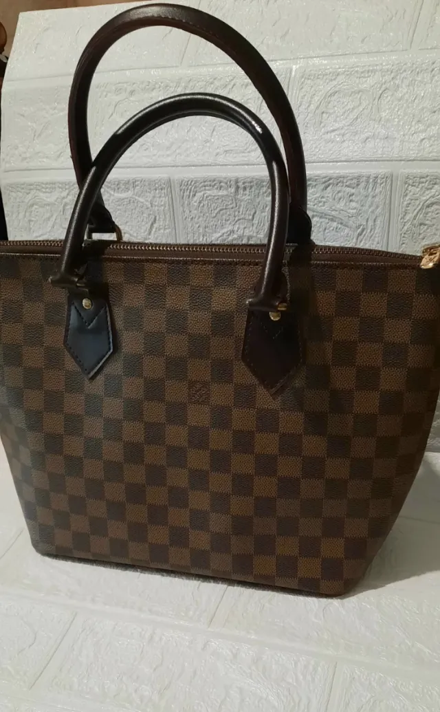 Borsa Luxury bag,in pelle colore marrone