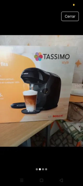 Cafetera Bosch Tassimo Style Negra