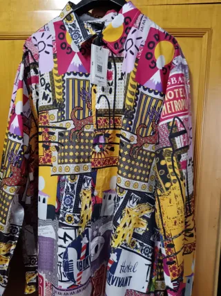 Camisa Desigual Multicolor TallaXX L