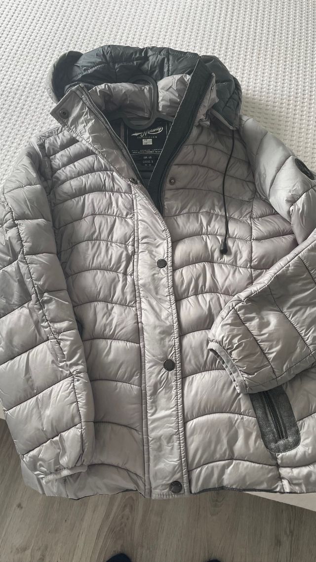 Chaqueta gris plateado Norway