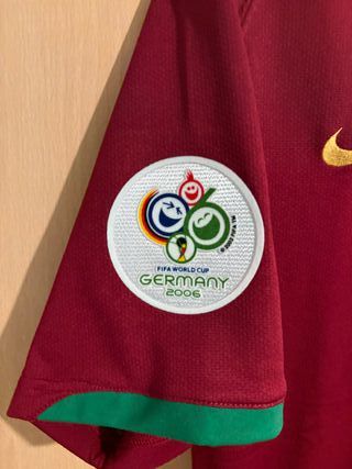 Camiseta Portugal Figo 7 Alemania 2006 ORIGINAL