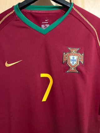 Camiseta Portugal Figo 7 Alemania 2006 ORIGINAL