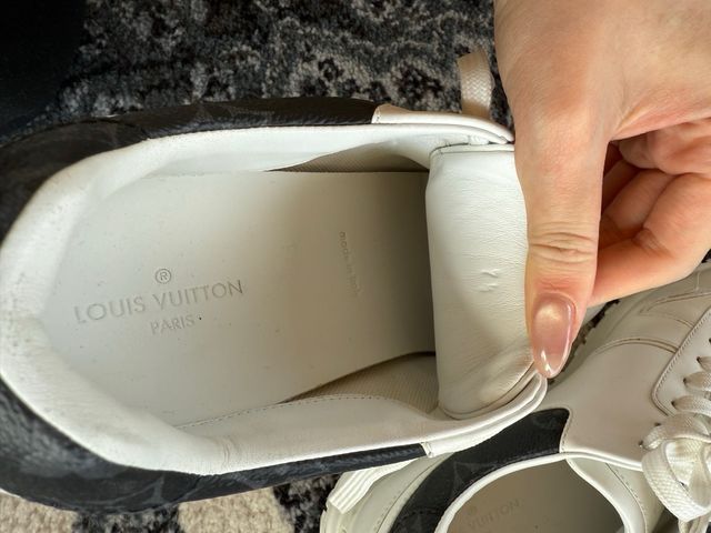 Zapatos Louis Vuitton Hombre Blanco y Azul