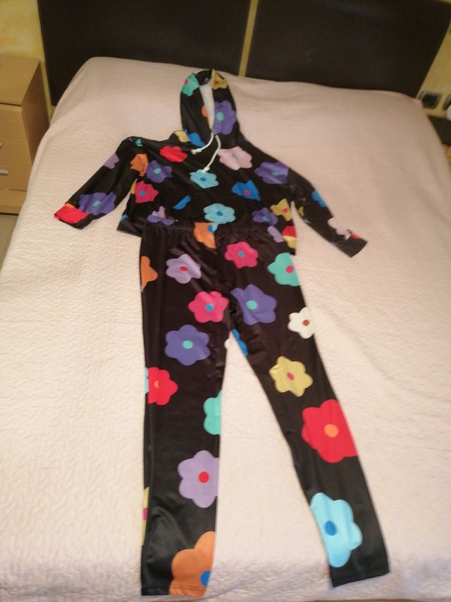 Conjunto chándal flores T.42-50