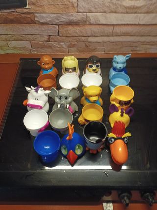 Set 9 Mini Coppette Gelato vari personaggi cartoon
