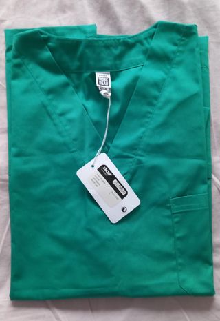 Camiseta de trabajo Roly Verde Lab Talla L