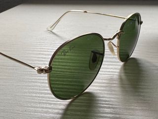 Gafas Ray-Ban Round Metal Doradas Verdes