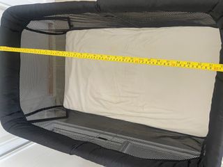 Cuna de viaje plegable negra