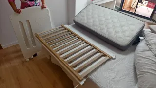 Cuna Colecho Micuna Globito Blanca