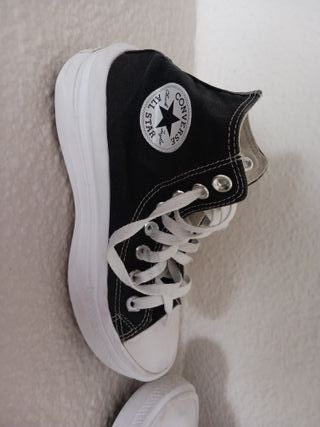 Zapatillas Converse plataforma negras