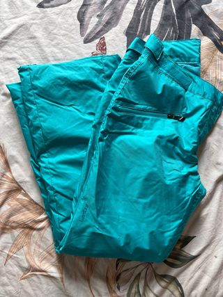 Pantaloni da sci turchesi