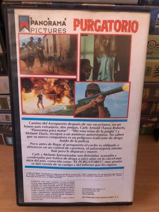 Purgatorio VHS Película de Acción y Crimen