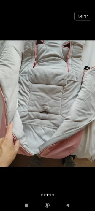 Saco de coche Interbaby rosa cactus