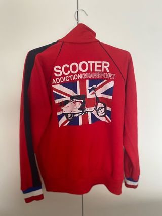 Sudadera Roja Scooter Addiction
