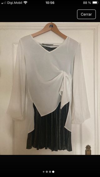 conjunto falda y camisa