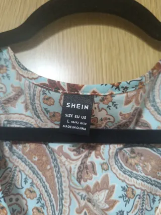 Vestido largo estampado cachemir