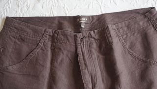 Pantalones cortos Zendra Talla XL - Azul y Marrón