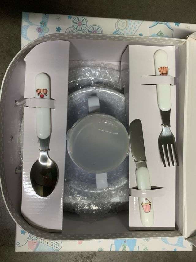 Kit Cubiertos Bebé Maletín