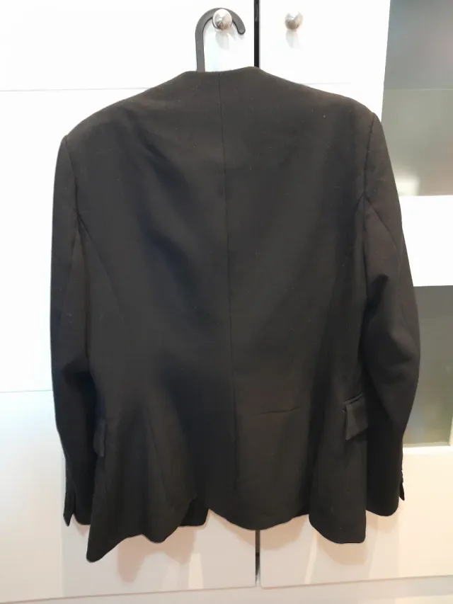 Chaqueta vestir Zara Basic Negra Talla L Mujer