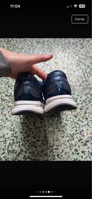 Zapatillas de correr azules y verde azulado