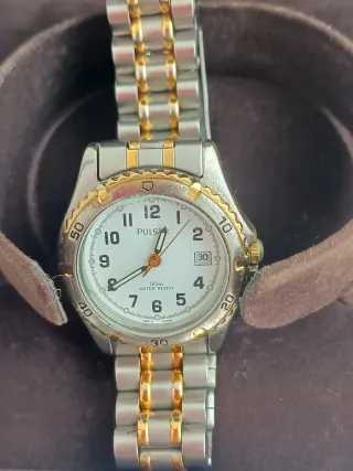 Reloj Pulsar Acero y Oro