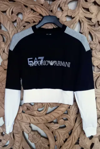 Sudadera Emporio Armani T/S Negra y Blanca