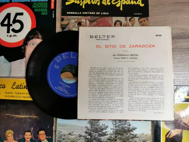 Lote Vinilos 45rpm: Humor, Latino y Nacional