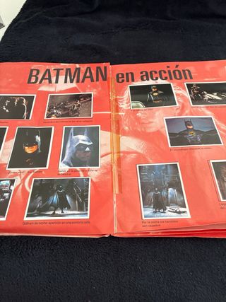 Álbum de cromos Batman 1989 COMPLETO ESCUCHO OFERT