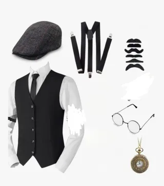 Complementos Disfraz Gatsby/Años 20 chaleco