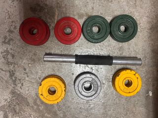 Set Mancuernas 0.5kg + Barra