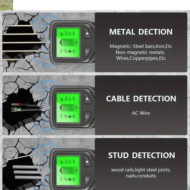 Detector 5 en 1 Cables y Metales