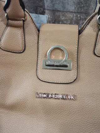 Bolso Michael Kors Piel Beige Seminuevo