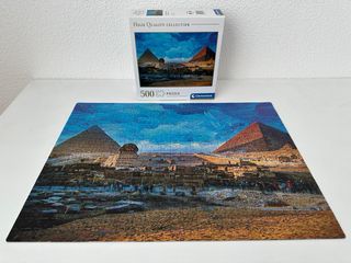 Puzzle de pirámides y esfinge