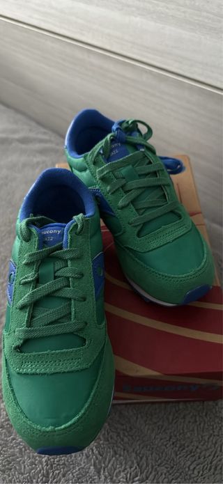 Saucony Jazz Scarpe Verdi e Blu  numero 12 mesi