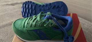 Saucony Jazz Scarpe Verdi e Blu  numero 12 mesi