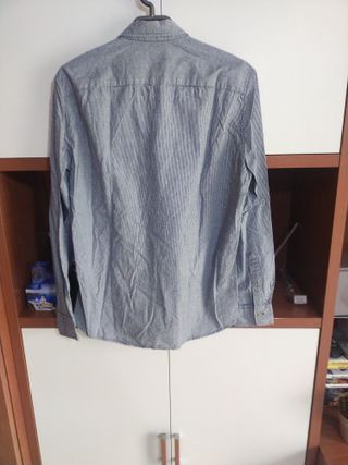 Camicia uomo Benetton blu taglia M