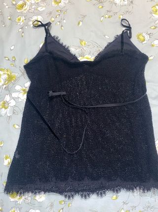 Top nero estivo Raffaella D’Angelo