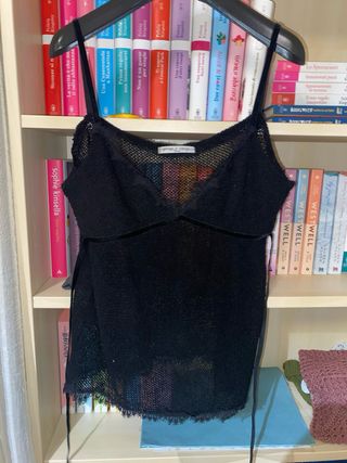 Top nero estivo Raffaella D’Angelo