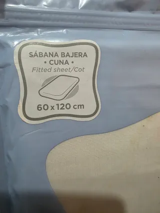 Sábana Bajera Cuna 60x120 cm Cambrass